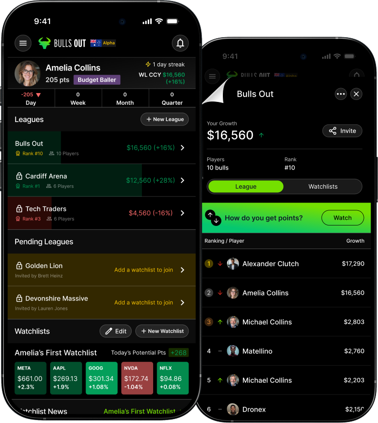 Bulls Out home screen
